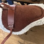 New Western English Horse Riding Bareback Pad Premium Treeless Saddle Leather. Fixed Price $100.00.