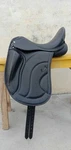 New Leather Dressage Mono Flap Horse Saddle, Changeable Gullets 17" - 18". Fixed Price $498.00.