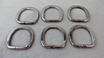 Lot Of 6 Flat 1" Saddle Breast Collar Dees Horse Tack Hardware Stainless Steel. Fixed Price $17.99.