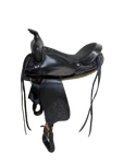 16 Inch Used Bear Valley Western Trail Saddle 1077-11335. Fixed Price $1383.99.
