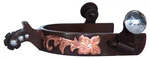 Partrade Trading Corporation Western Antique Copper Crystal Spurs Ladies. Fixed Price $92.60.