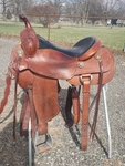 16" Mccall Cowhorse Saddle. Fixed Price $2700.00.