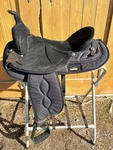 17 Big Horn Synthetic Western Saddle 602 - Black Sqhb. Fixed Price $424.99.