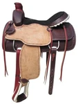 Roping Saddle Basketweave Barbwire Tooling Full Qh Warranty 16" 17" New. Fixed Price $565.00.