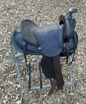 Vintage Hamley Style 15 Western Saddle Plain Leather Cowboy Rope For Decor Only. Fixed Price $199.99.