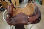 15" Longhorn Ranch Saddle Brown Leather (04RIE26CA). Fixed Price $499.99.