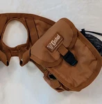 Cashel Small Horn Saddle Bag - Brown Durable Nylon Insulated Mesh Side Pockets. Fixed Price $34.99.