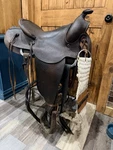 Texas Tanning Hereford Roping Saddle 15. Fixed Price $250.00.