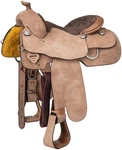 16" Western Roughout Work Training Saddle - Silver Royal. Fixed Price $837.88.