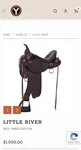 Circle Y High Horse Little River Trail Saddle 16. Fixed Price $1600.00.