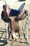 Vtg Rare Victor Marden Dalles Or. - High Back Western Saddle 13 " Seat. Fixed Price $749.01.