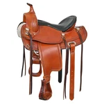 Hilason Western American Leather Horse Saddle Wide Gullet Trail Draft For. Fixed Price $749.95.