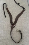 Vintage-heavy Duty Breast Collar-double Stitch -horse Size-western. Fixed Price $30.00.