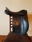Otto Schumacher Dressage Saddle 17.5 Inch. Fixed Price $690.00.