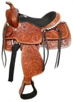 Fully Tooled Double Youth Saddle 13". Fixed Price $335.00.