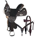 Hilason Western Saddle Treeless American Leather Barrel For. Fixed Price $799.95.