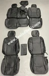 Black W/ Tooled Leather Seat Covers For Ram 2500 Big Horn Lone Star Crew Cab. Fixed Price $1129.98.