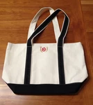 Canvas Tote Bag Kentucky Derby Rose Horseshoe Logo 12 X 18 -cream Dark Navy Nice. Fixed Price $25.00.