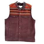 Cody James Men's Iroquois Southwestern Trucker Vest Xl Brown Cowboy Rodeo New. Fixed Price $75.99.