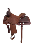 1-1299 16 Inch New Scott Thomas Western Ranch Cutting Saddle Fqhb. Fixed Price $2926.00.
