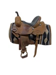 2-1332 14 Inch Used Loredo Saddlery Western Barrel. Fixed Price $1772.00.