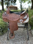 Horse Tack - 16 Circle Y Western Equitation Show Saddle. Fixed Price $1100.00.