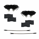 1964-1967 Mustang Brake Calipers With Semi Met Pads And Hoses Black. Fixed Price $654.99.