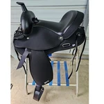 New 15" Or 16" Black Abetta Trail Finder Saddle. Fixed Price $849.99.