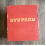 Stetson Silver Saddle Western Hat Black 4 Inch Brim Size 7 1/2. Fixed Price $200.00.