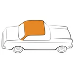 Chrysler Royal Series Headliner 1949 2DR Sedan Black Medium Gray Saddle. Fixed Price $225.25.