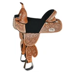 Western Horse Saddle Treeless Trail Barrel Leather Sun Flower Hilason. Fixed Price $749.95.