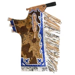 C-H144 CH144-F Hilason Bull Riding Light Natural Hair Leather Rodeo Chaps. Fixed Price $319.99.