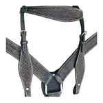 Bh Hilason Western Horse Headstall Breast Collar Tack Set Genuine American. Fixed Price $124.95.