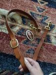 Amish Made Leather Tie Down Strap Horse Tack Equine Usa Brass Hardware. Fixed Price $19.99.
