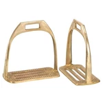 Tough 1 Australian Outrider Stirrup Irons 4 Bar Polished Brass 73-3002. Fixed Price $49.83.