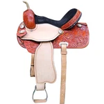 14HS Hilason Flex Tree Western Horse Saddle American Leather Trail Barrel. Fixed Price $749.95.