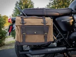 Universal Motorcycle Vintage Saddle Bag Royal Enfield, Honda, Triumph New. Fixed Price $129.95.