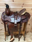 16 Tex Tan Hereford Association Ranch Roper Western Saddle. Fixed Price $1095.00.