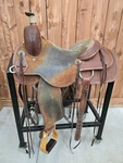 15.5" Used Circle Y Xtreme Performance Dodge Cowhorse Ranch Saddle. Fixed Price $2300.00.