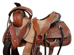 Cowboy Roping Saddle 18 17 16 15 Ranch Pleasure Tooled Leather Horse Tack. Fixed Price $399.62.
