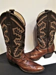 Drysdales Boots Rare Eel Skin Leather Cowboy Western Rockabilly Mens 9 Narrow. Fixed Price $135.00.
