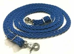 Flat Braided Reins Western Paracord Horse Tack Royal Blue. Fixed Price $30.00.