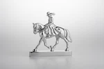 Lady Riding Horse Side Saddle Brooch Solid 925 Sterling Silver Hallmarked. Fixed Price $98.10.