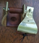 5" Brass Monel Bell Ranch Roping Saddle Stirrups. Fixed Price $179.95.