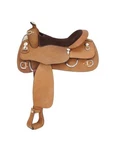 Tough Western Saddle Leather Seat Veriflex 15 1/2" Roughout RK19L. Fixed Price $789.83.