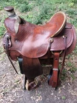 16" Billy Cook Wade Ranch Roping Saddle. Made Sulphur, Oklahoma. Fixed Price $2495.00.