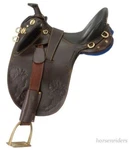 12 Inch Youth Australian Stockman Bush Rider Saddle-horn-dark Oil-regular Tree. Fixed Price $315.90.