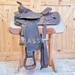 14.5" Vintage Circle Y Equitation Saddle. Fixed Price $699.00.