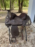 Simco Equitation Western Saddle. Fixed Price $400.00.