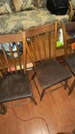 Antique Early 1800'S Arrow Back Primitive Chair With Bent Local Pick Up Nc. Fixed Price $1350.00.